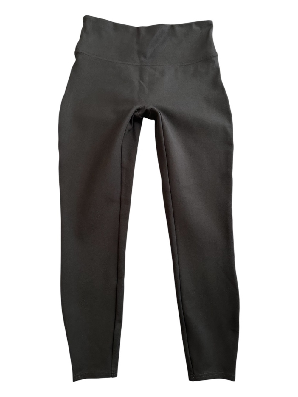 SPANX Classic Black Ponte Ankle Leggings High Rise M Business Casual Preppy